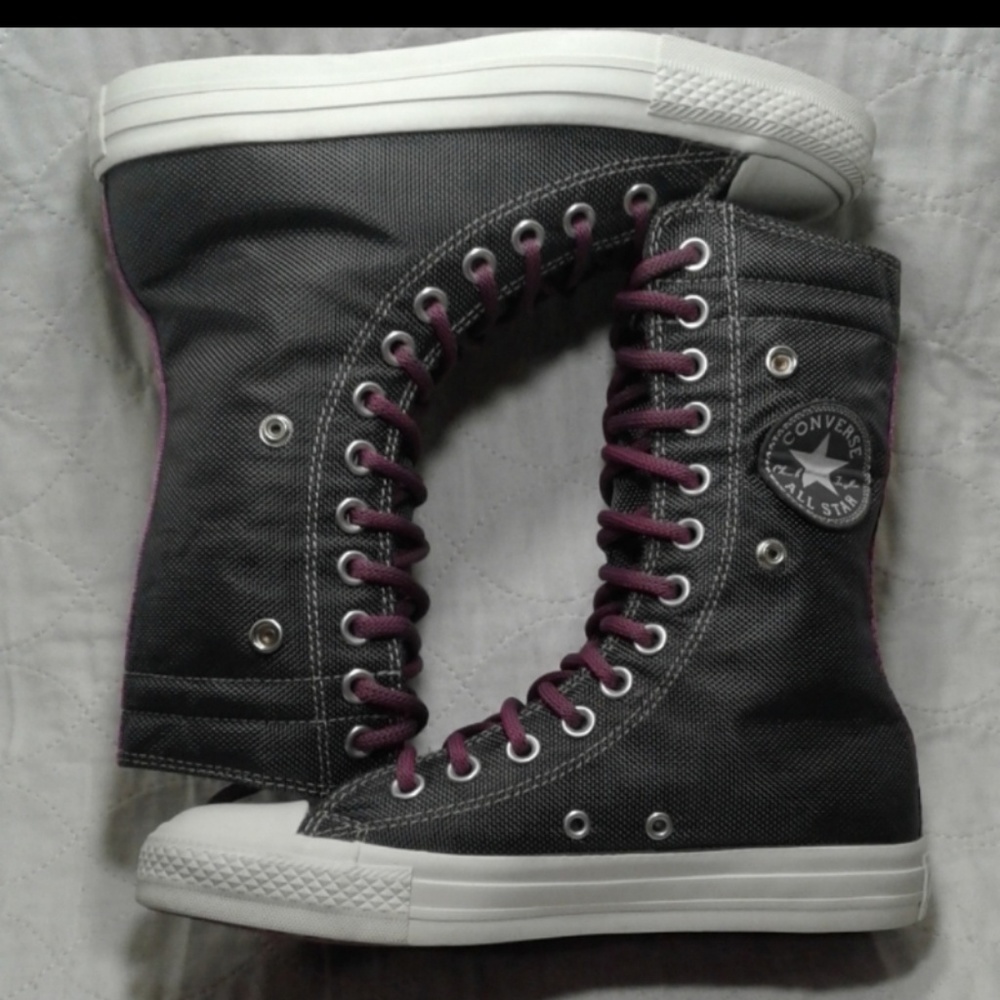 CONVERSE xhi top gray and white mint condition
